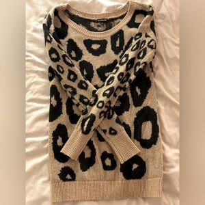 Leopard print sweater from Express